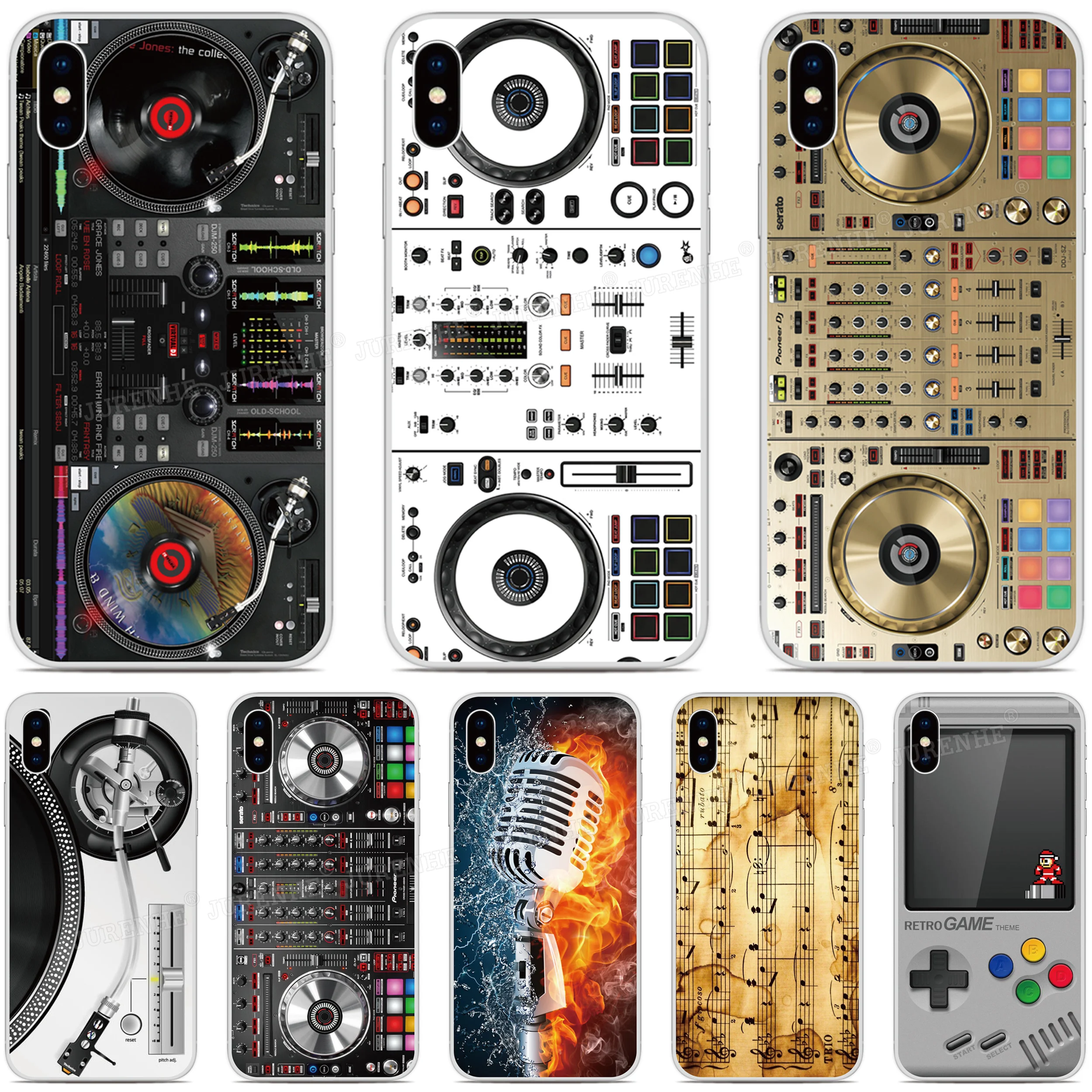 DJ Mixer Cover For LG Wing Harmony 4 K42 Q61 Q51 K52 K62 Q52 K92 K71 Q92 Q920 V30 Q7 K22 Plus Style3 L-41A V40 X Power 3 Case