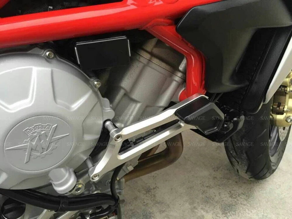 Ползунок рамы двигателя защита от удара Для MV Agusta Stradale 800 Rivale 2014 2015 2016 мотоцикла