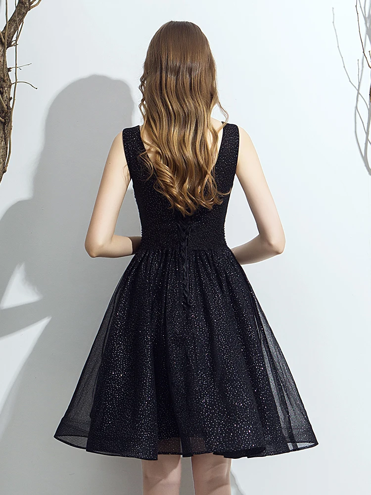 Коктейльные платья с аппликацией вечерние розовые кружевные бисером короткие