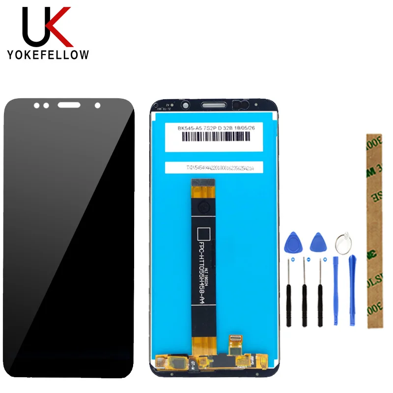Мобильный телефон lcd s для huawei Y5 DRA-L21 ЖК-дисплей кодирующий преобразователь сенсорного экрана в сборе