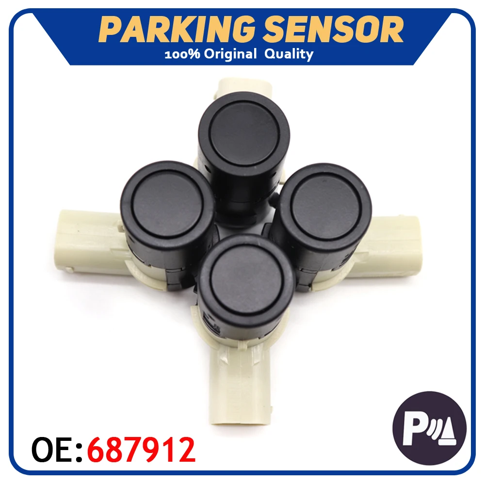 4pcs/lot PDC Parking Sensor Bumper 687912 For Maserati GranSport GranTurismo Quattroporte Coupe Spyder 4.2L 2005-2008 - купить по