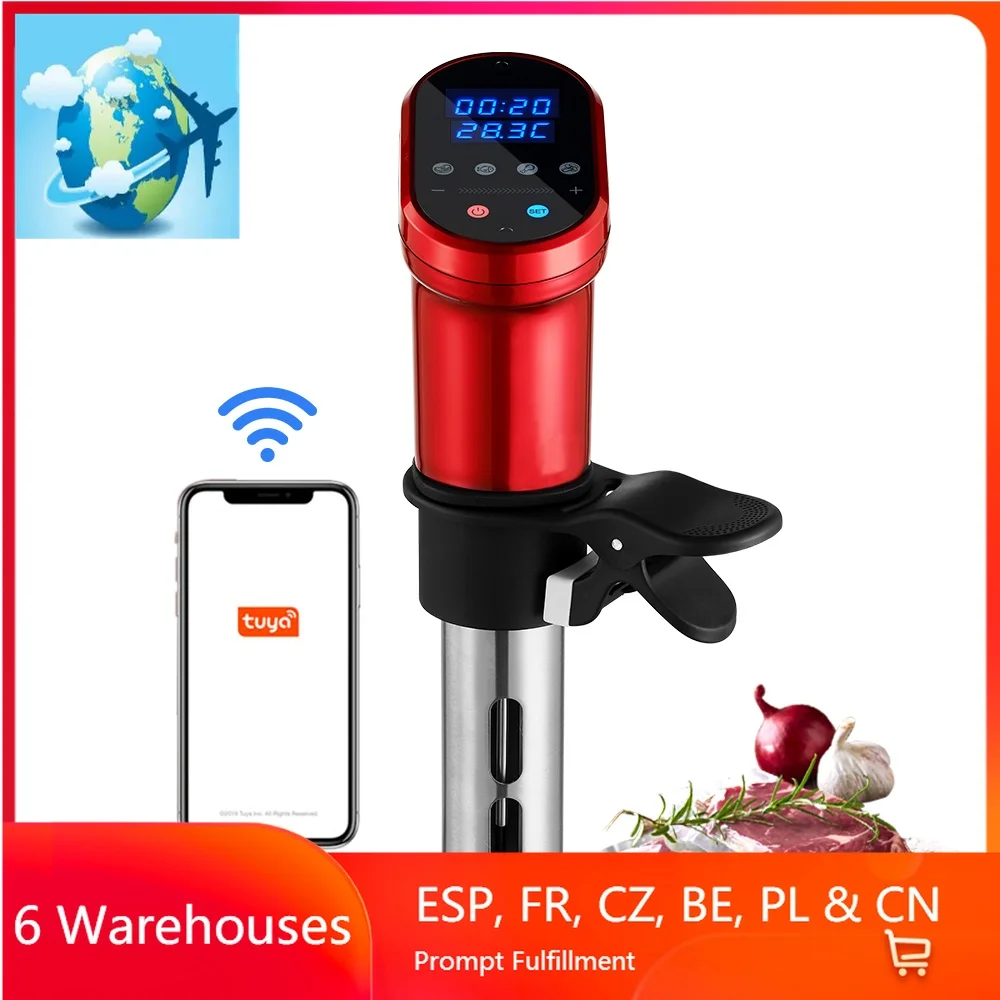 

Smart Wifi Control Sous Vide Cooker 1200W Immersion Circulator Vacuum Heater Accurate Temperature