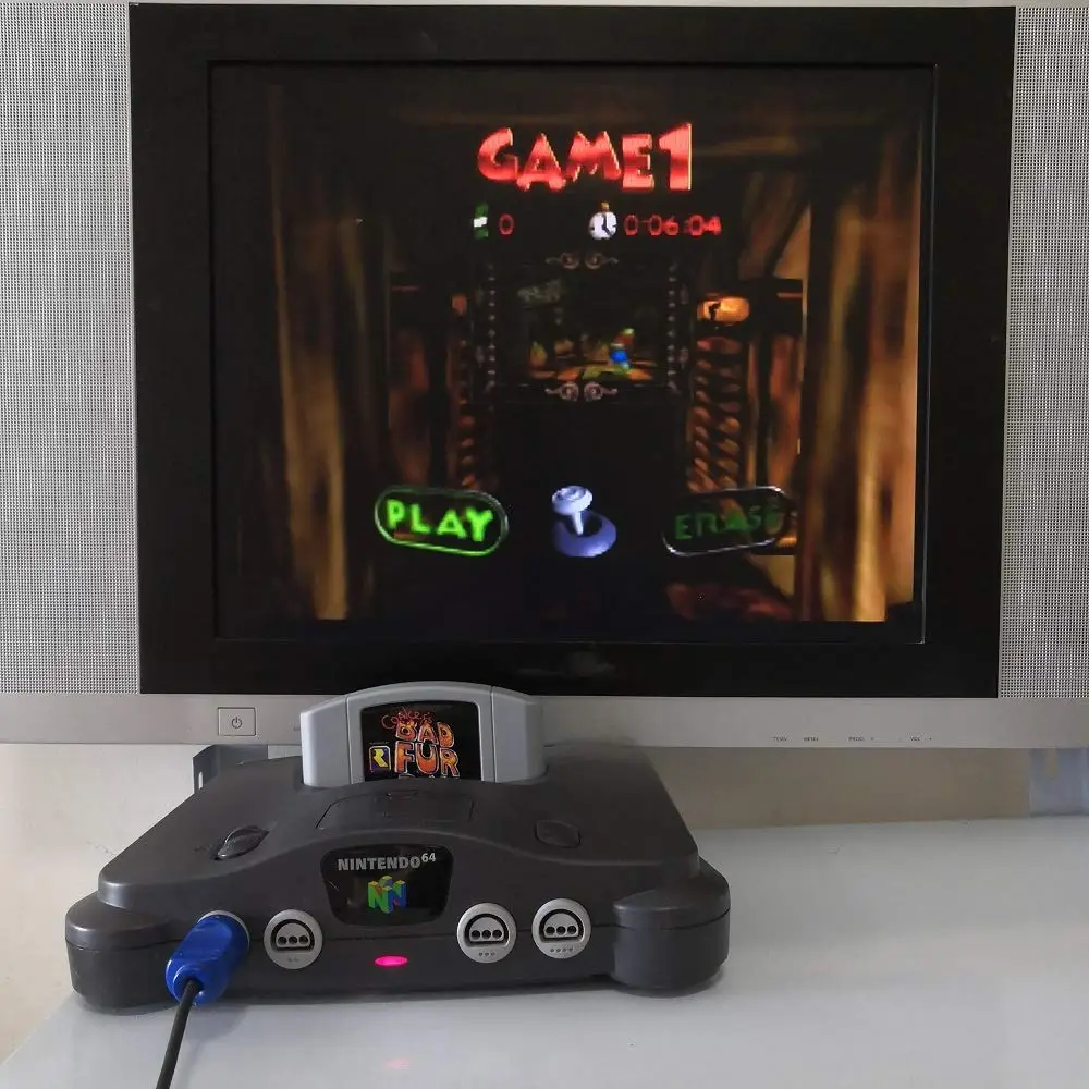 Игровая картридж Консоль Nintendo 64 N64 версия для США видеоигр Bad Fur Day США| |