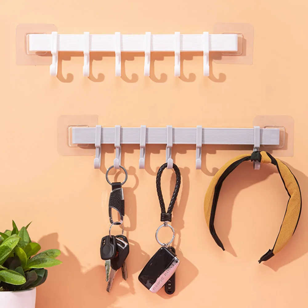

3pcs Wall Self Adhesive Hook Towel Rack Bathroom Kitchen Hanging Hooks