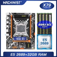 x79 motherboard lga 2011 set kit with intel xeon e5 2689 processor ddr3 32gb48gbecc ram memory with vrm fan m atx x79 z9 d7