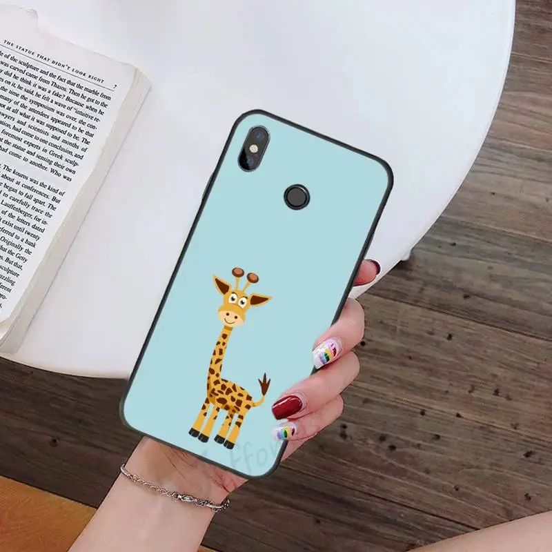 

giraffe funny cute animal Phone Case For Xiaomi Redmi note 7 8 9 t k30 max3 9 s 10 pro lite