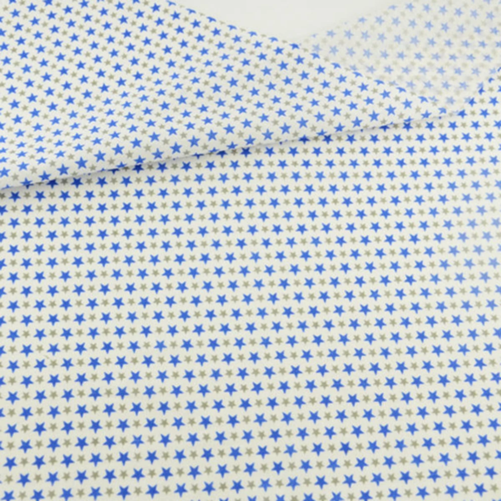 Cuted синий и серый дизайн Tecido лоскутное Скрапбукинг домашний текстиль ткань