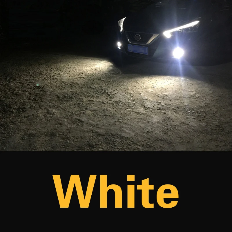 White 2 шт. автомобиля светодиодный свет для Dodge Challenger, Charger Дротика Дуранго Grand путешествие тачскрин Сенсорная панель лампа H8 H11 H10 9145 9006 HB4 PSX24W 2504 - Испускаемый цвет: White