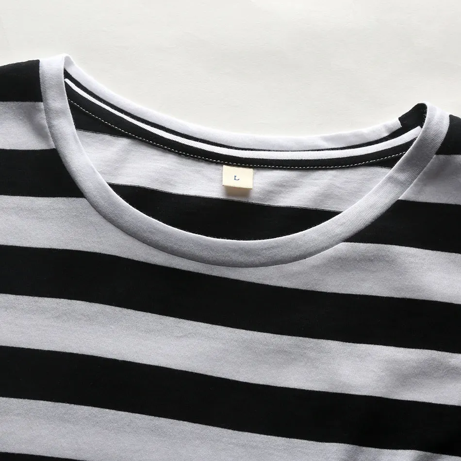 Футболка женская в радужную полоску повседневная тенниска с круглым вырезом и