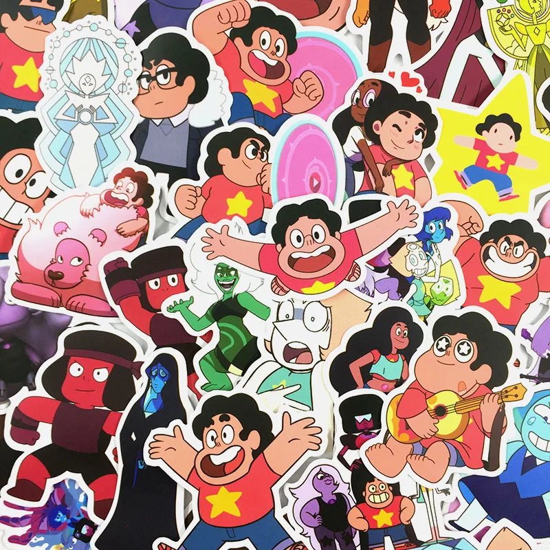 10/50 шт./лот Вселенная Стивена аниме мультяшная наклейка для ноутбука скейтборда