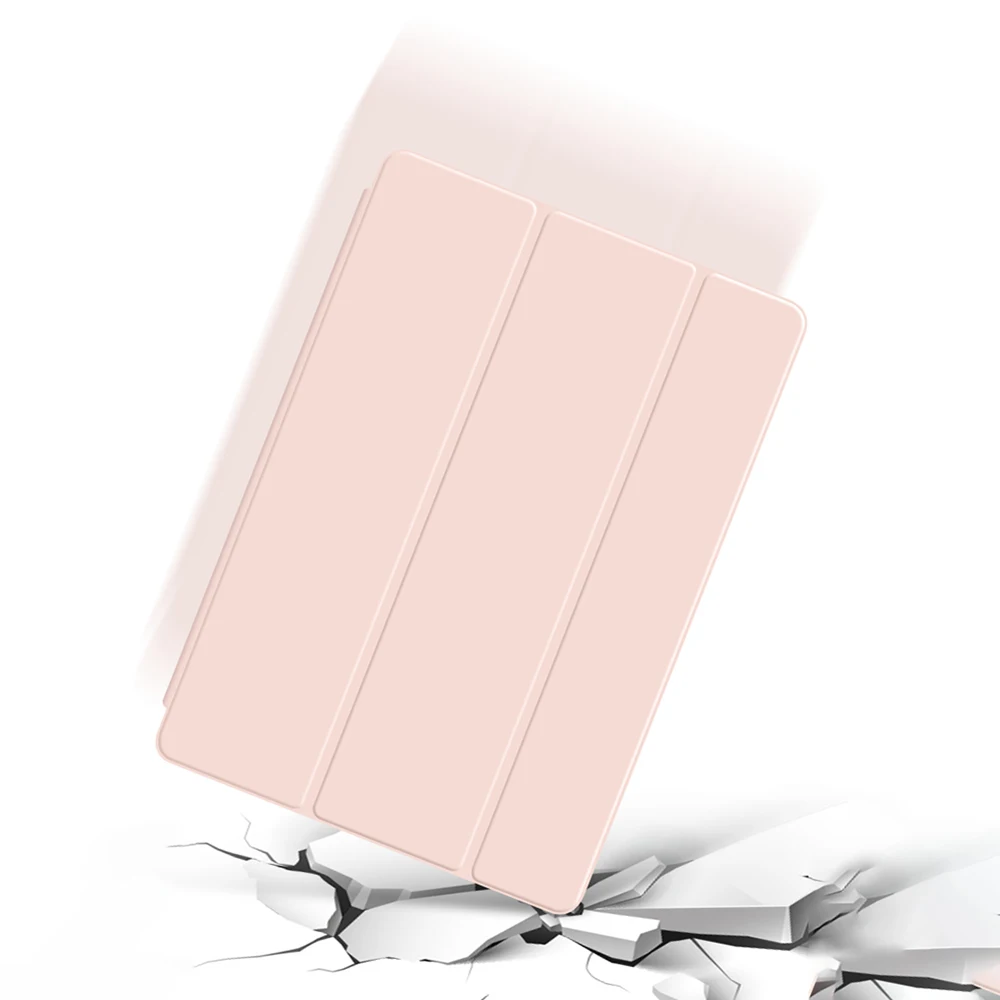 7-го поколения, трехслойный смарт-чехол, funda для iPad, 10,2 дюймов, Автоматический Режим сна/пробуждения, светильник, весовая подставка, силиконовый чехол, A2200, A2198, A2197
