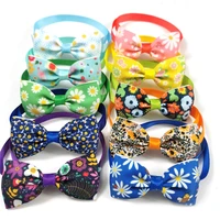3050pcs flower style pet dog flower bow ties small dog pet puppy small dog bow tie neckties dog grooming accessories supplies
