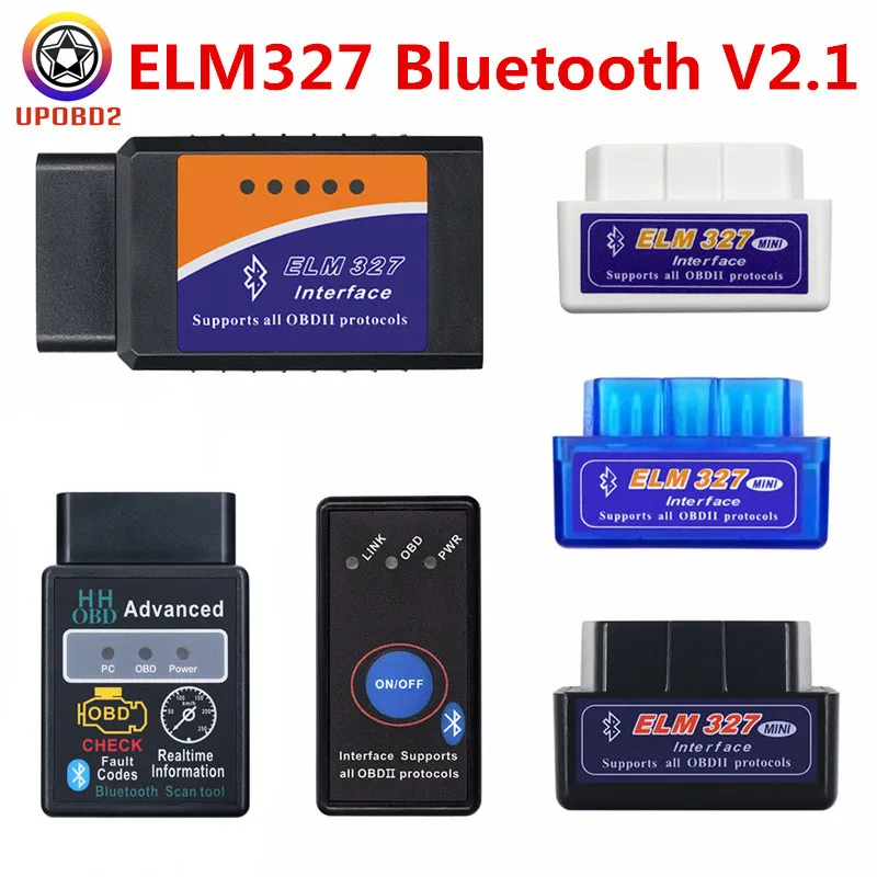 OBD2 ELM 327 Bluetooth V2.1 Автомобильный цифровой инструмент ELM327 сканер hhodd 2 ELM327 2,1 CAN-BUS elm 327 V2.1 для Android/PC