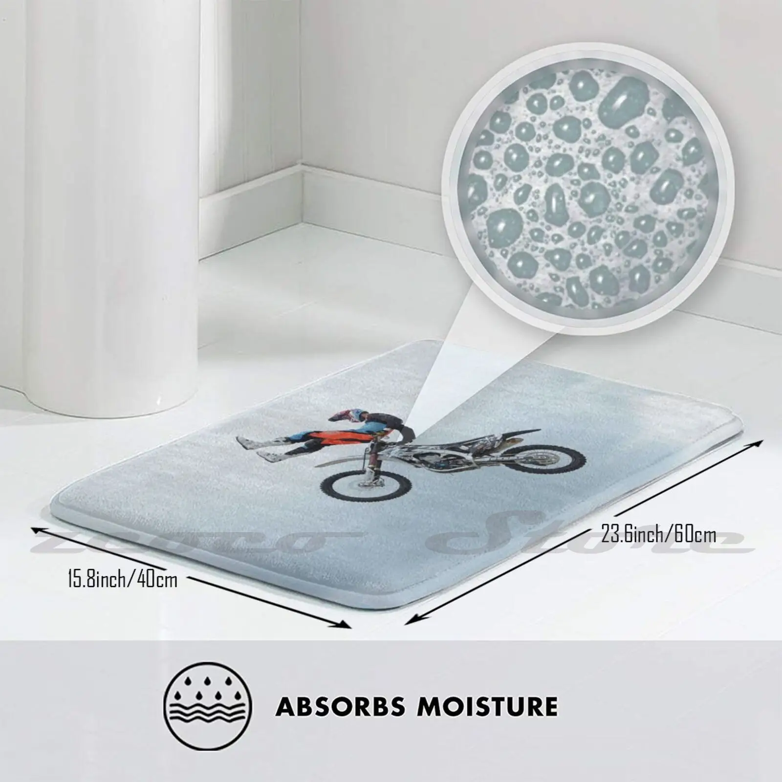 Коврик для трюков Shaolin нескользящий влагопоглощающий дверной коврик со