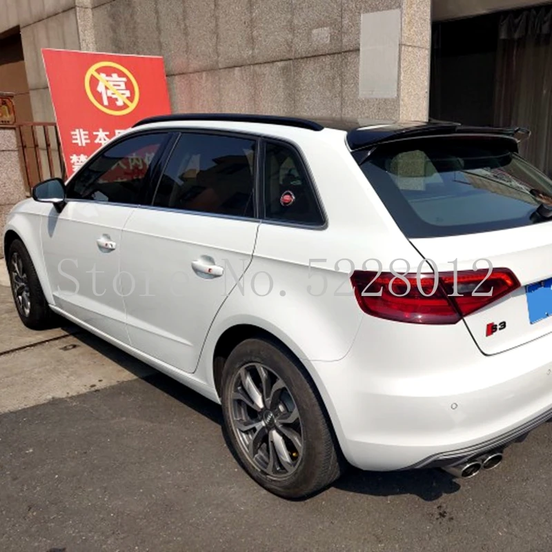 Для Audi A3 Sportback 2012-2015 ABS спойлер праймер цвет автомобиля украшение в виде