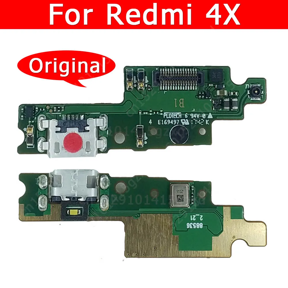 Оригинальная USB-зарядная плата для Xiaomi Redmi 4X разъем зарядки мобильный телефон