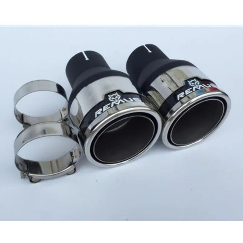 1 шт. Универсальный 54 мм вход 76 выход 304 нержавеющая сталь Remus автомобильный