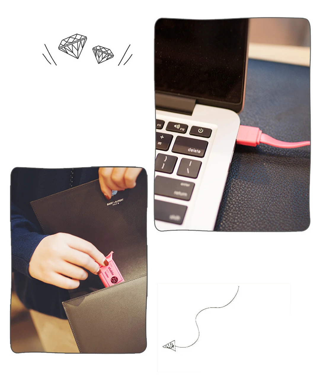 candy Mini USB кабель для мобильного телефона Micro usb type C зарядное устройство кабель для iPhone 8 7 huawei Быстрая зарядка данных шнур 20 см
