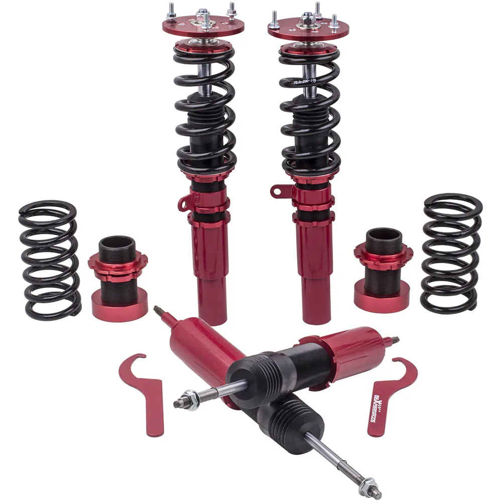 Комплект подвески Coilover для BMW 3 Series E90 E91 2006 2013 красный амортизатор 06 07 08 09 10 11 12 13 Adj.