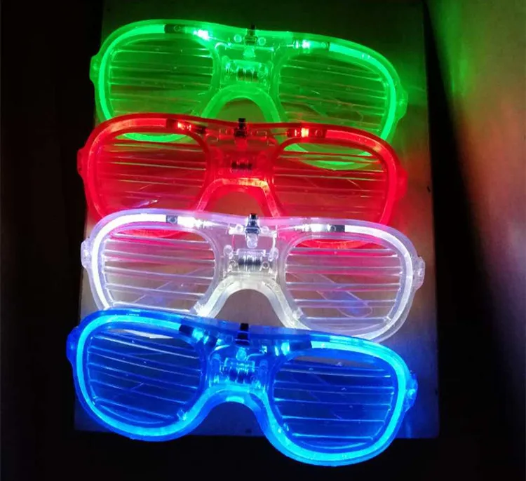 

LED cold light blinds glasses, festive dance party cheer up luminous toys led flashing mask