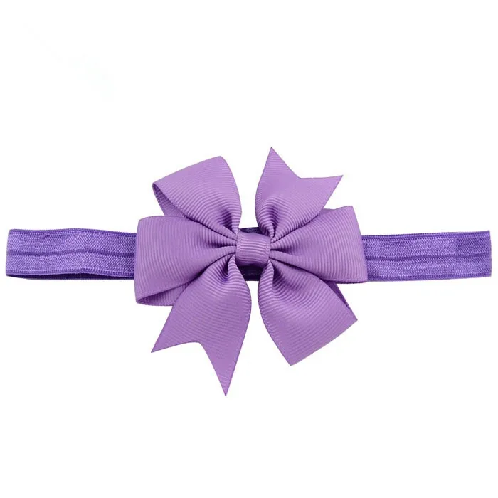 Модная Детская повязка на голову с бантом Женская эластичная для волос 1 шт. |