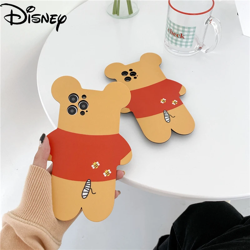 

Disney cartoon cute Winnie the Pooh stereo phone case for iPhone12/12pro/max/11pro/11promax/xs/se/xr/xamax/7plus/8p/7/8/