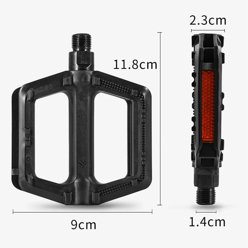 

1 Pair High Quality Portable MTB Bike Bicycle Pedals Plastic Road Bike Double Pedals Cycling Mountain Bike Parts