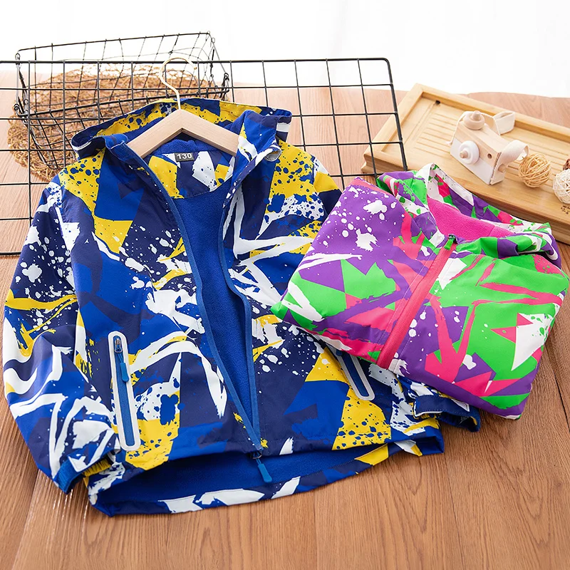 110-150 см куртки для маленьких мальчиков Сезон весна-осень Детская верхняя одежда с