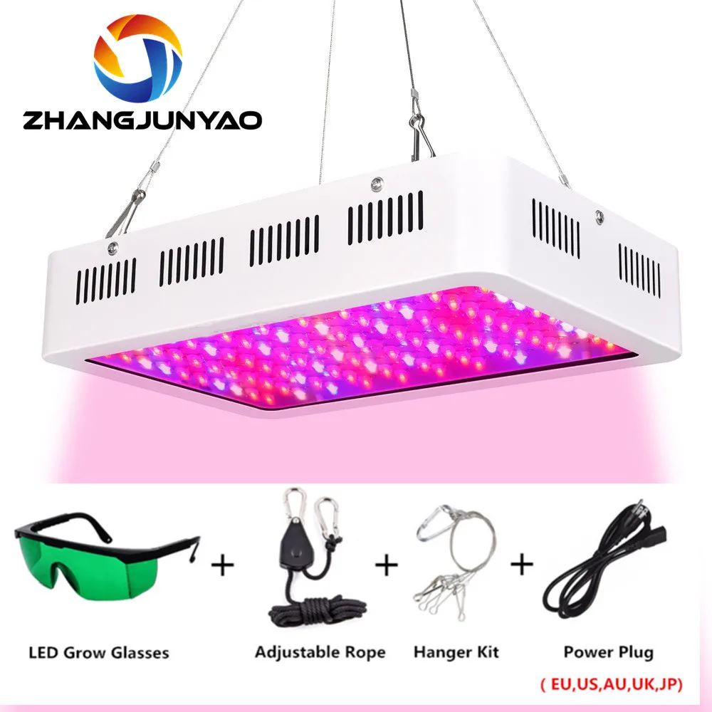 Алмазный Dual чип 300/600/800/1000/1200/1500/1800/2000W светодиодный Grow светильник полный спектр