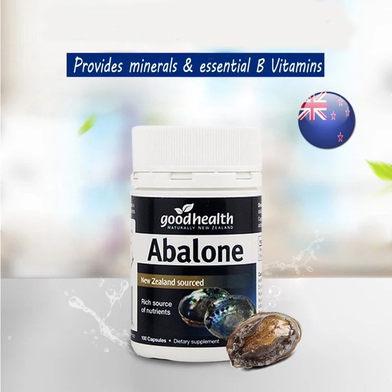 Экстракт абалона павы из Новой Зеландии 100 капсул морские витамины необходимые