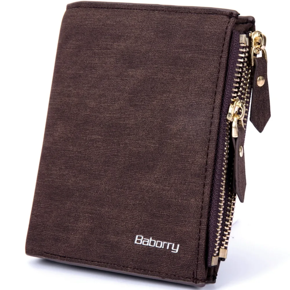 

Wallet RFID Theft Protect Coin Bag Zipper Purse Wallets for Men with Zippers Magic Wallet Luxury men's Purses And Wallets