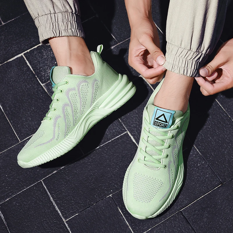 

Summer Sneakers Sapatos Casual Fashion Men Sneakers Mesh Shoes Sports Light Breathable Male Man White For Sneaker 2020