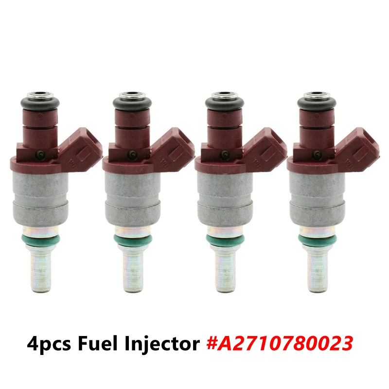 4PC Fuel Injector nozzle for Mercedes-Benz W203 CL203 S203 C209 W211 S211 R171 906 1.8L A2710780023 2710780023