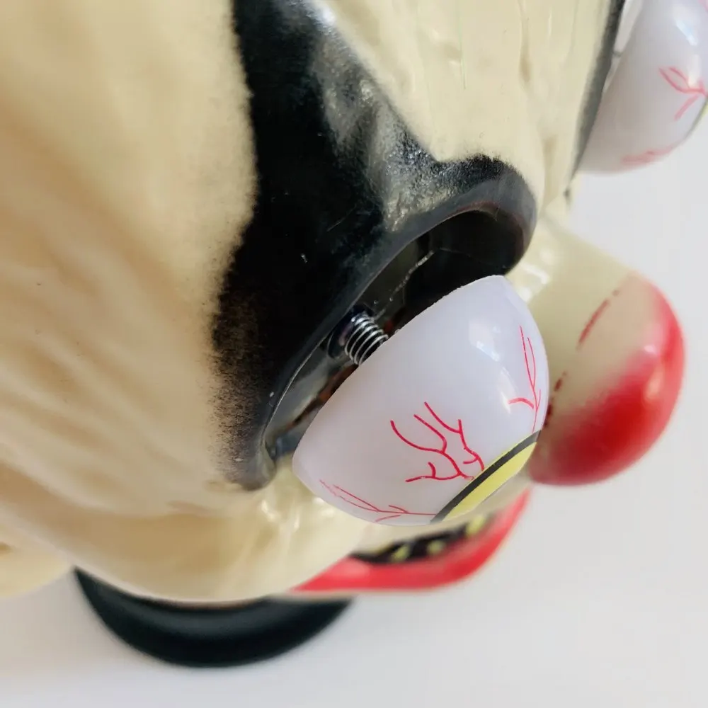 Маски на Хэллоуин реквизит клоун зомби маски пружины глаза horro маска Косплэй