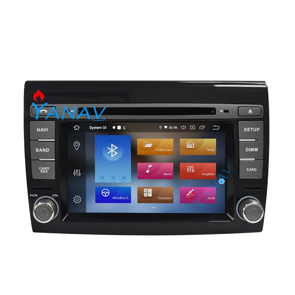 

Автомагнитола на Android с HD-экраном, GPS, DVD-плеер для Fiat Bravo 2007-2012, автомобильная аудиосистема с поддержкой видео, мультимедиа, mp3-навигация, голов...