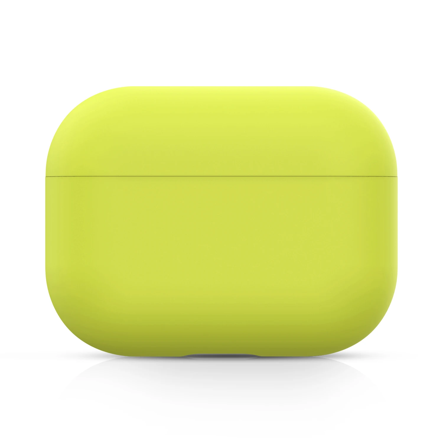 Чехол для AirPods Pro, мягкий жидкий силиконовый защитный чехол, видимый передний светодиодный чехол для AirPods Pro, чехол 3, модный зеленый
