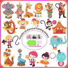 Набор для рисования алмазами высокого качества, создайте свои собственные волшебные наклейки, рисуйте по номерам, алмазное искусство для детей