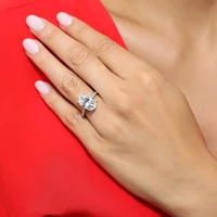 fashion women jewelry ring elegant crystal rhinestones ring for women wedding party anniversary ring for women birthday gift