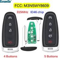 4/5 кнопочный смарт-ключ Prox дистанционный ключ 315 МГц ID46 чип для Ford Explorer Edge Expedition Flex C-max Taurus FCC:M3N5WY8609 H75/HU101