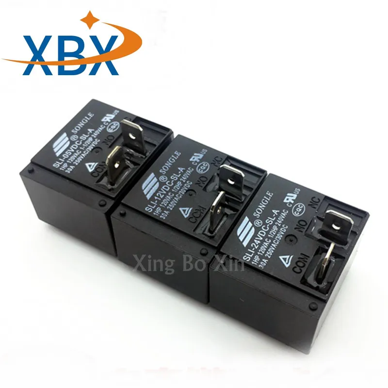 10 шт. новые оригинальные реле питания SLC 05VDC SL A 12VDC 30A 250VAC T91 4PIN группа нормально