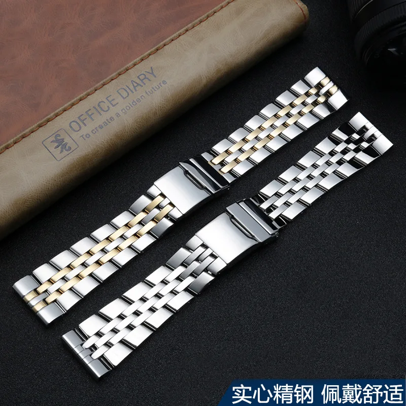 The wristband is suitable for Breitling stainless steel Avenger super ocean men's thin steel band 22mm 24mm