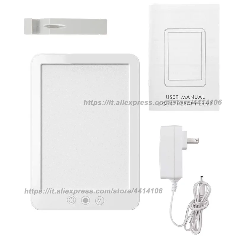 Лампа для световой терапии УФ-лампа полного спектра 10000 Люкс с 3 регулируемыми