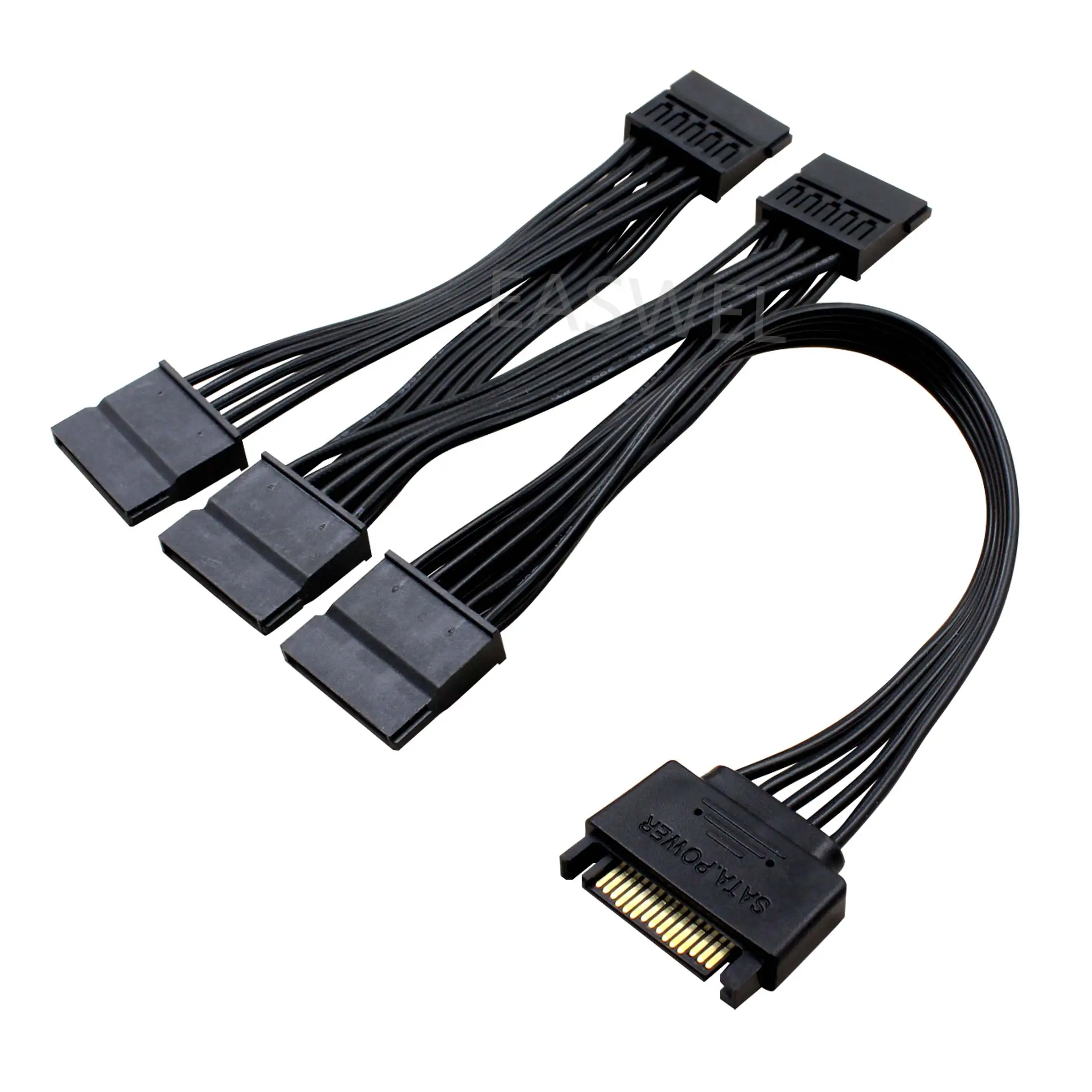 15pin SATA 1 Male To 5 Female Splitter Hard Drive HDD SSD Power Adapter Cable LD | AC/DC Adapters