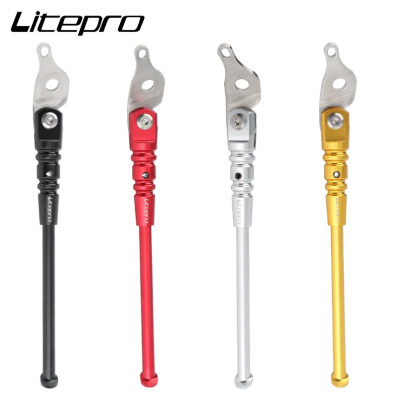 

Litepro Outdoor Cycling Aluminum Alloy Bicycle For Brompton Kickstand Folding BMX Bike Parking-stand