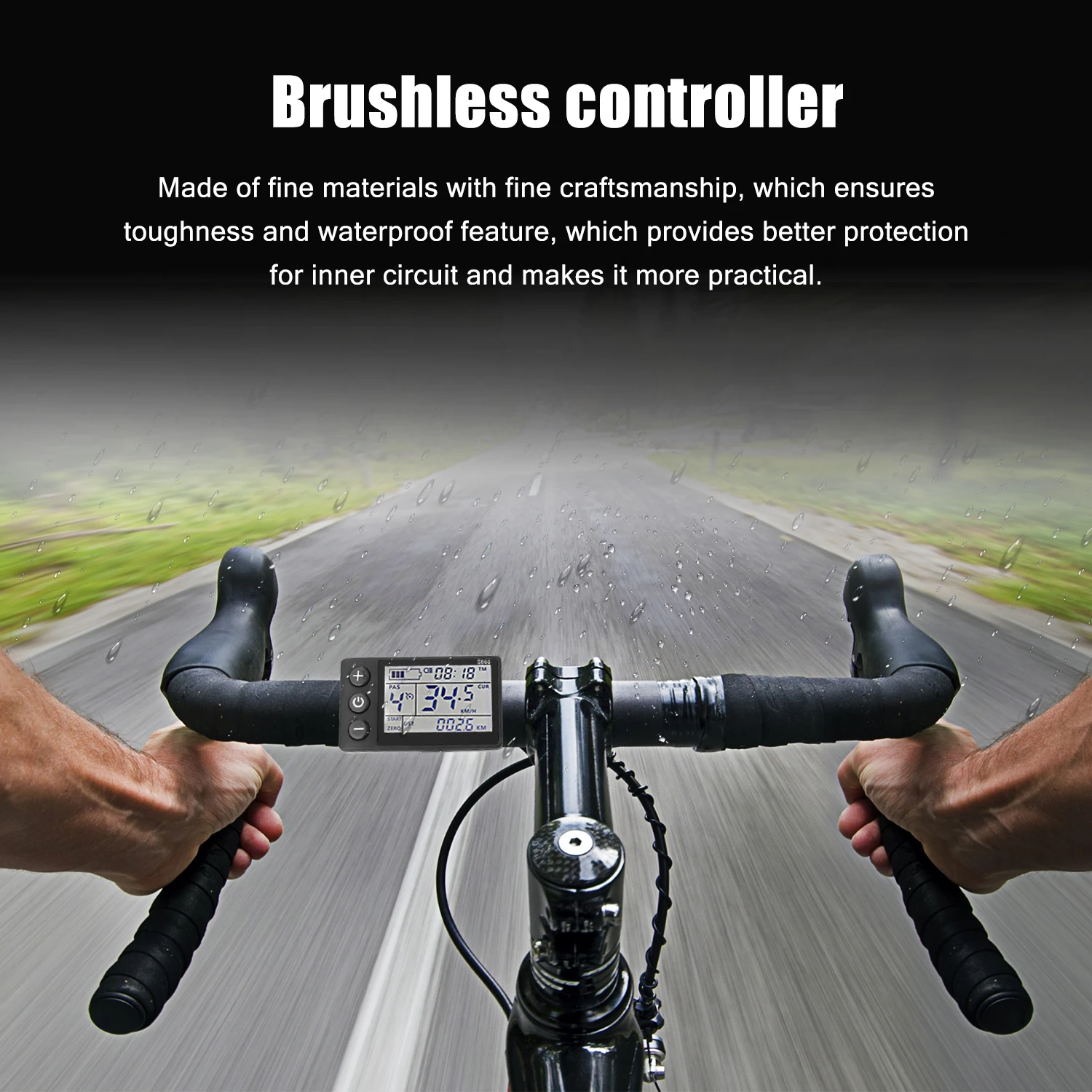 

24-48V/36-60V Electric Bike Controller 350W Brushless E-bike Controller with LCD Display Bicycles Motor Scooter Controller S866