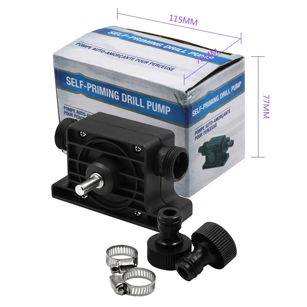 Самовсасывающий сверлильный насос микронасос электродрель привод большой