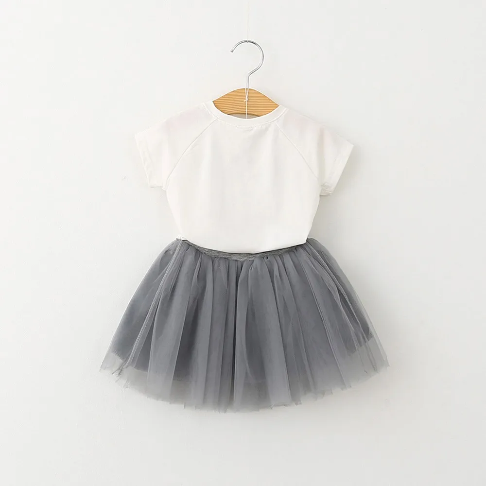 Одежда для девочек 7 лет наряды летние комплекты одежды рубашка с рисунком кота