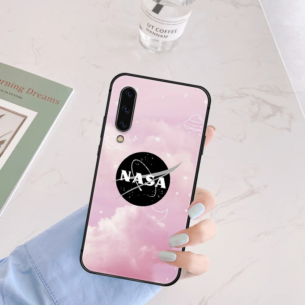 

Space NASAes Sign Phone Case Cover For Samsung Galaxy A7 8 10 20 20e 21 30 30S 31 41 50 50S 51 70 71 91 black Etui Tpu Coque