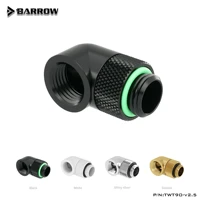 barrow 4 colors 45 90 degree rotatable adapter m f 360 rotary joint water cooling tube angled fitting