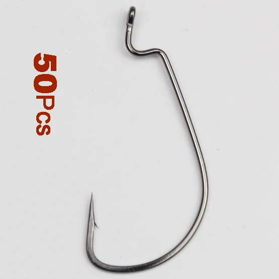 50 шт. 6 # 5/O рыболовные мягкие крючки для Червяков из высокоуглеродистой стали